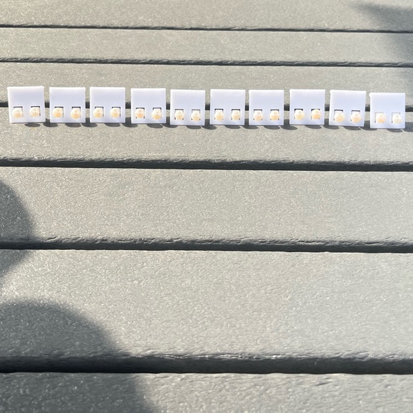 Natural 5-6mm White Freshwater; Button Pearl; Stud Earrings; High Luster; NWOT - Picture 4 of 4